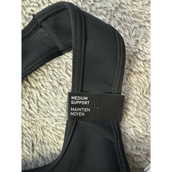 adidas Women's Bra Black 2X Powerreact Training Padded Sports Bra (HC7492) New - Picture 9 of 13